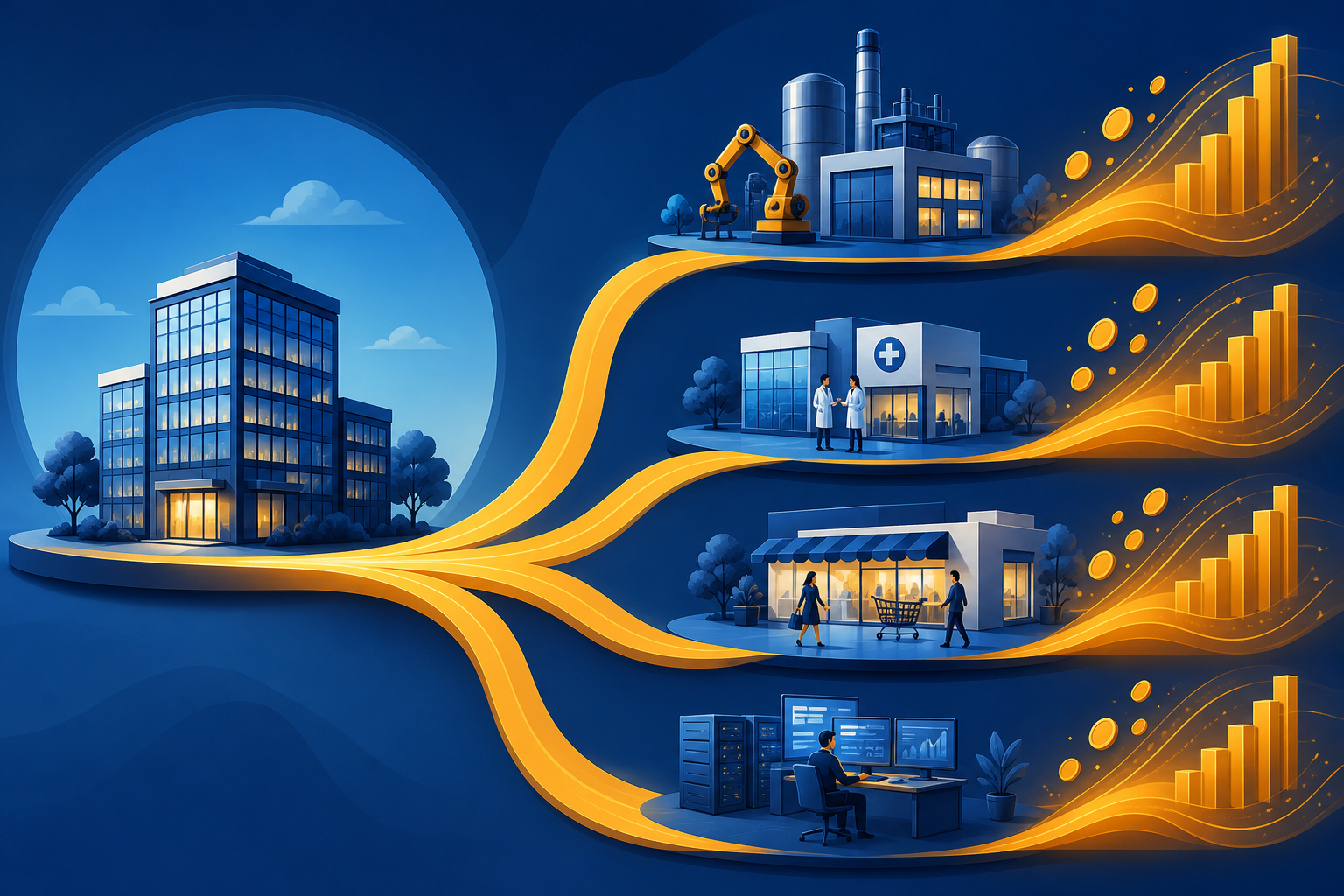 Original editorial illustration explaining what segment reporting can reveal about a company